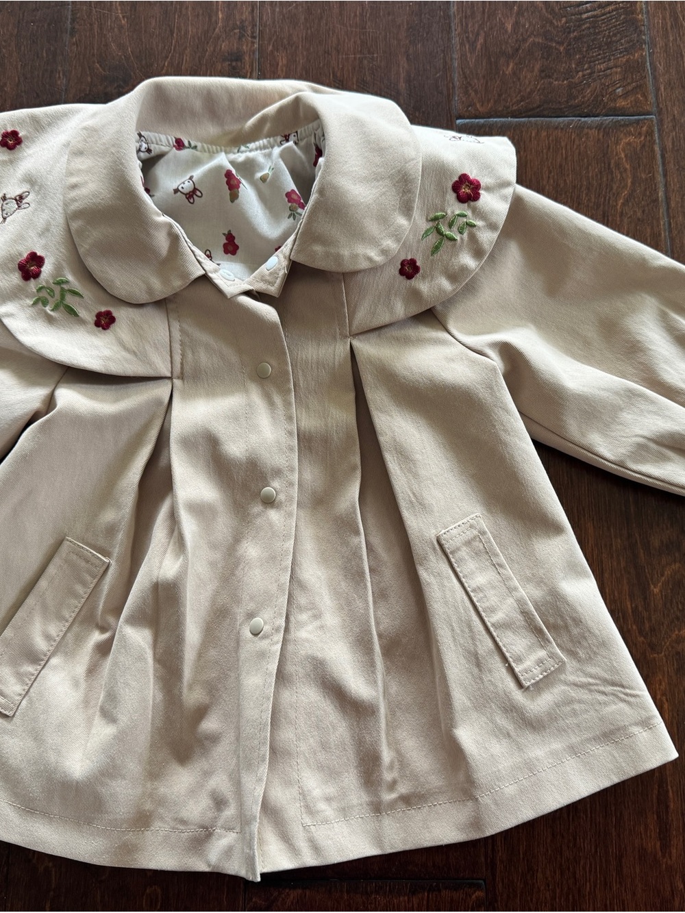 Toddler 18-24M spring embroidered jacket. NWOT